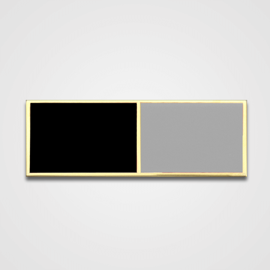 2-Stripe Black/Gray Merit Pin-Bar
