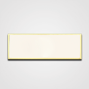 Solid White Merit Pin-Bar