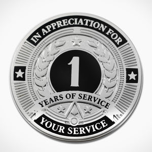 1 Year of Service Coin
