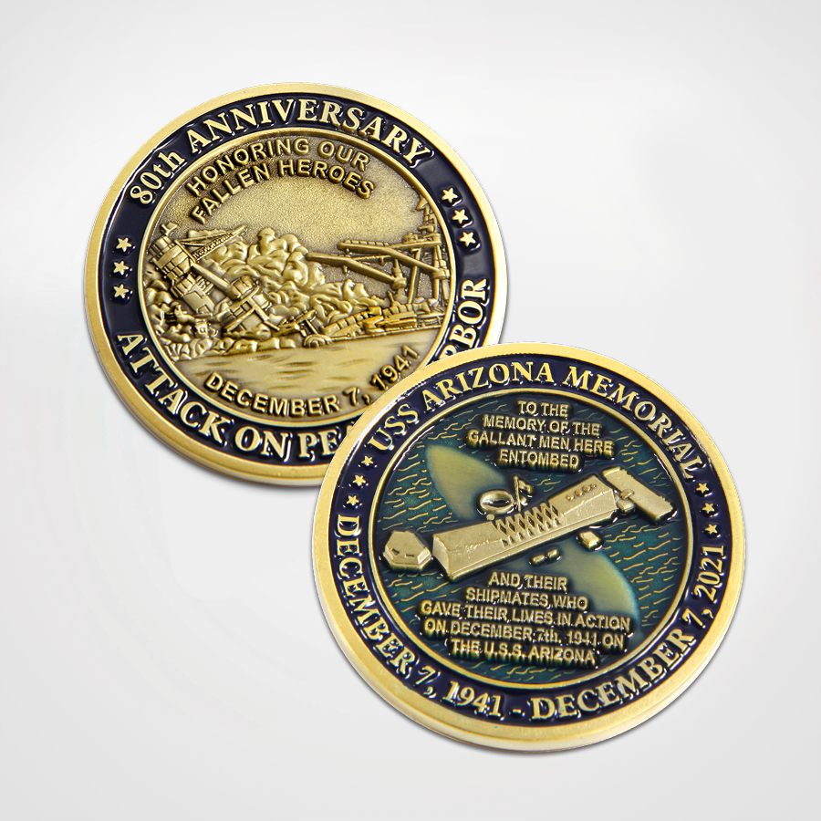 80th Anniversary of Pearl Harbor Coin