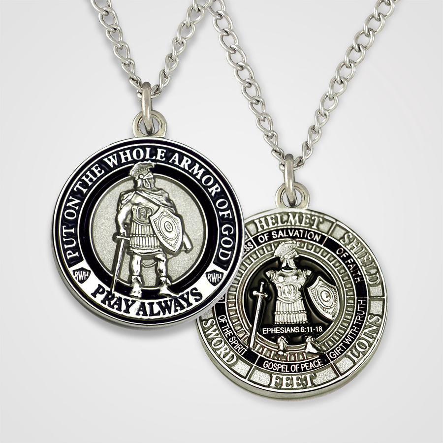 Armor of God Pendant Male-Black