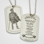 Armor of God Dog Tag Male