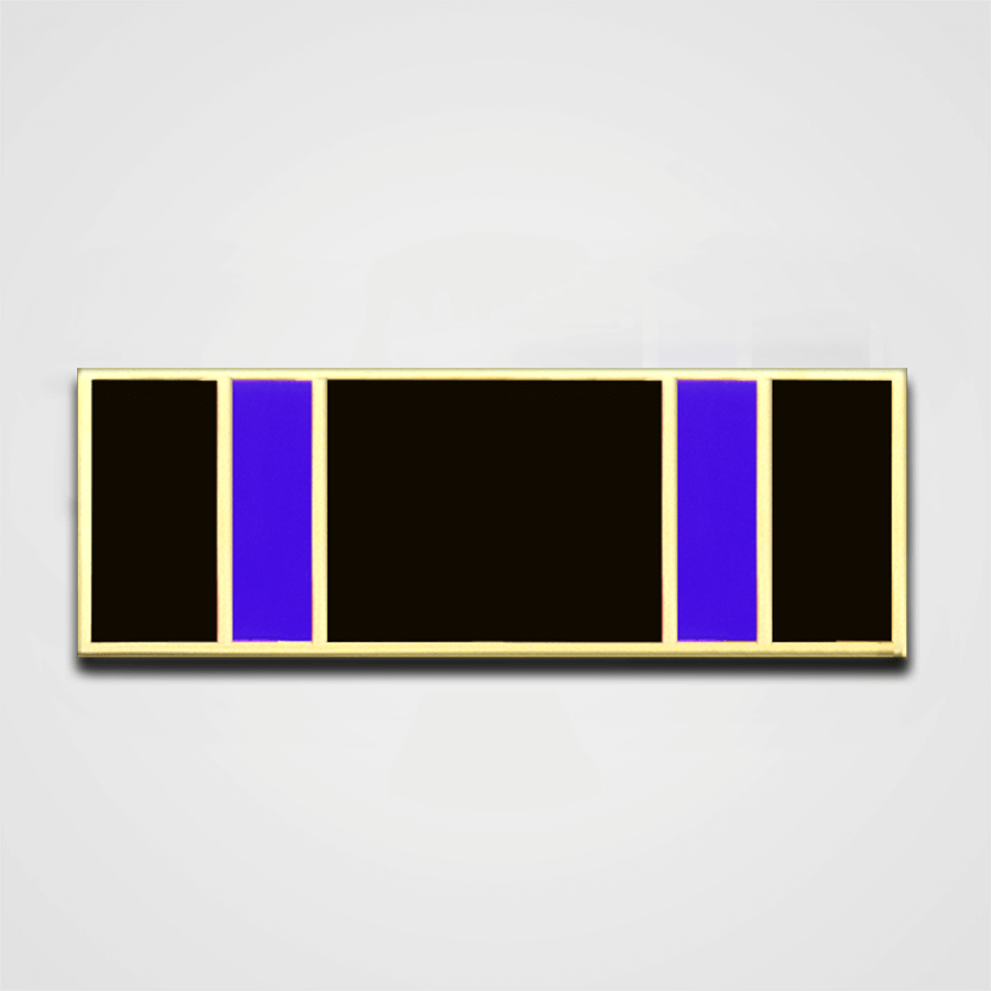 5-Stripe Black/Blue Merit Pin-Bar