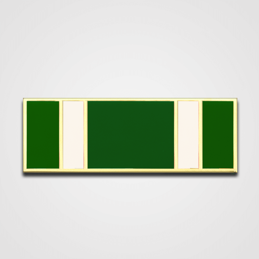 5-Stripe Green/White Merit Pin-Bar